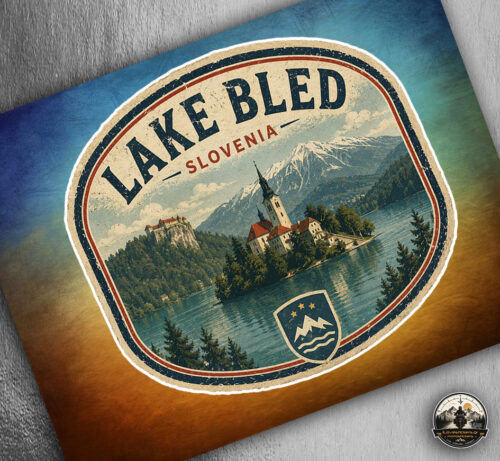 Lake Bled vintage