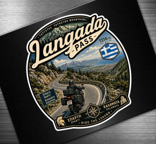 Langada pass sticker