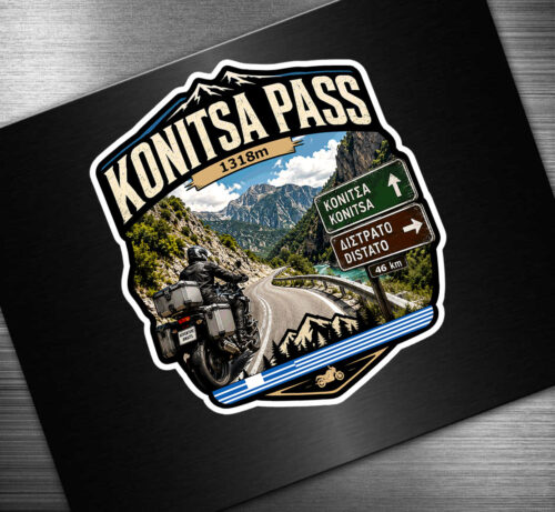 Konitsa pass sticker